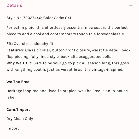 Free People We The Free Melia Mac Pinstripe Trench Coat Ivory - Picture 6 of 8